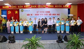 VIAGS Tân Sơn Nhất tổ chức Lễ Tổng kết và Trao thưởng Cán bộ - Nhân viên xuất sắc năm 2017